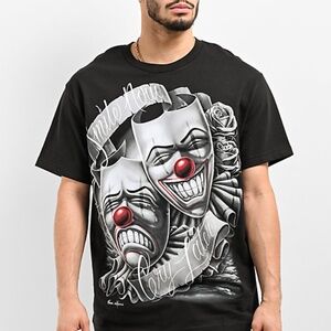 ZUMIEZ DGA Drama Black T-Shirt  Size Large